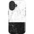 Marble Split iPhone 16 Plus Impact Case